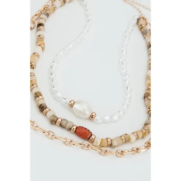 Multicolor Bead Necklace