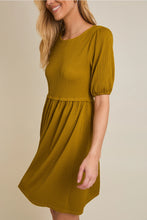 Chartreuse Knit Dress