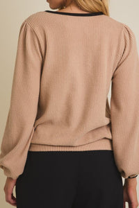 Bow Detail Knit Top