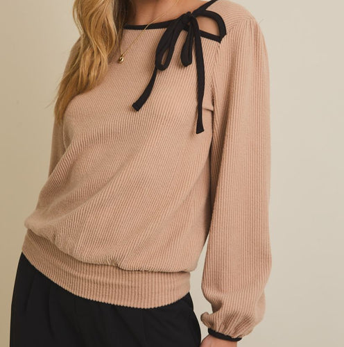 Bow Detail Knit Top