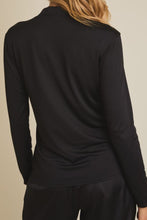 Black Bow Long Sleeve Top