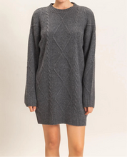 Charcoal Sweater Dress
