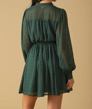 Textured Long Sleeve Dress