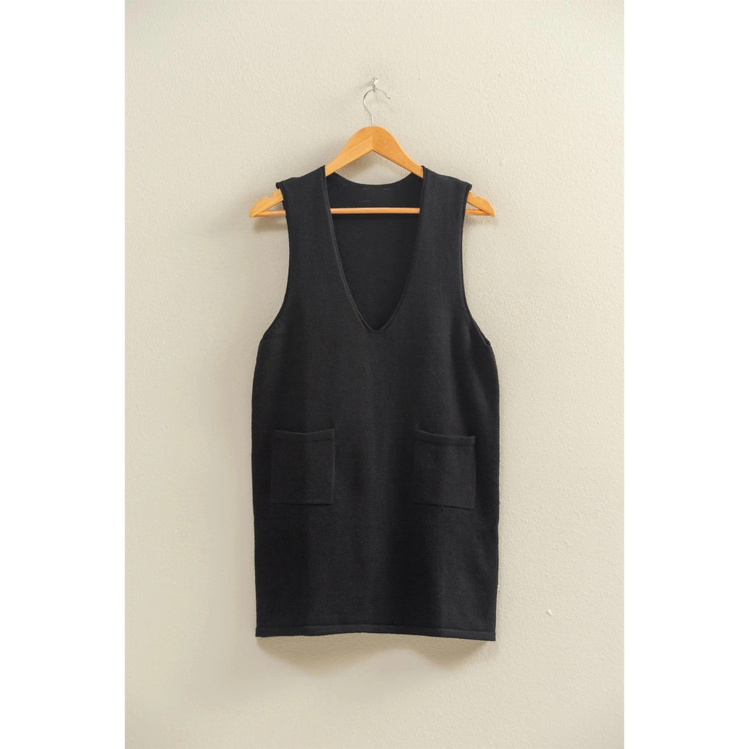 Black Knit Dress