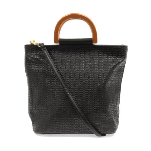 Black Woven Tote