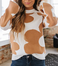 Floral Print Sweater