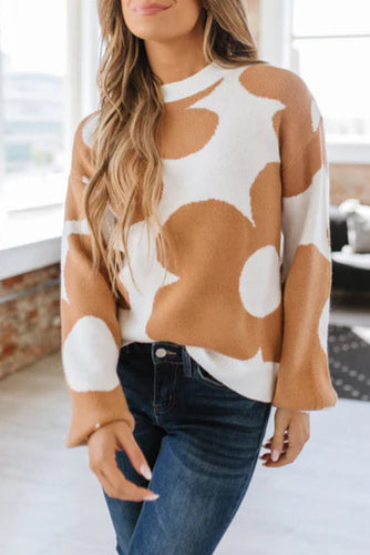 Floral Print Sweater