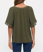 Crochet Peasant Sleeve Top