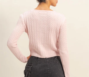 Pastel Pink Cardigan