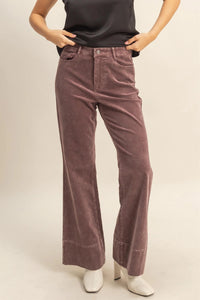 Brushed Flare Pants