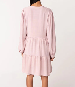 Pink Long Sleeve Dress