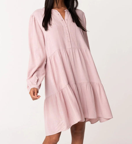 Pink Long Sleeve Dress