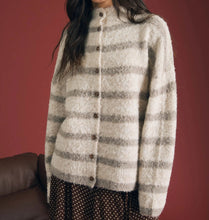 Fuzzy Striped Sweater