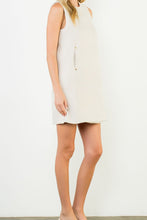 Chic Sleeveless Suede Dress