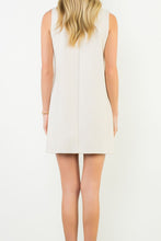 Chic Sleeveless Suede Dress