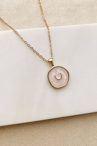 Dainty Pink Charm Necklace