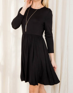 Casual & Comfy Black Dress