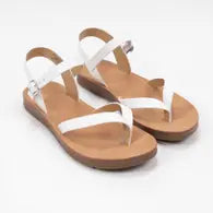 White Strappy Sandals