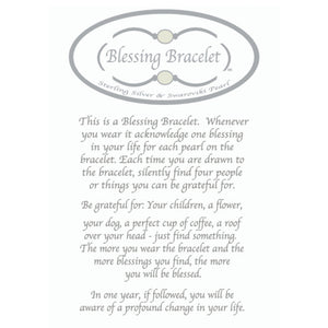 Sterling Silver Blessing Bracelet