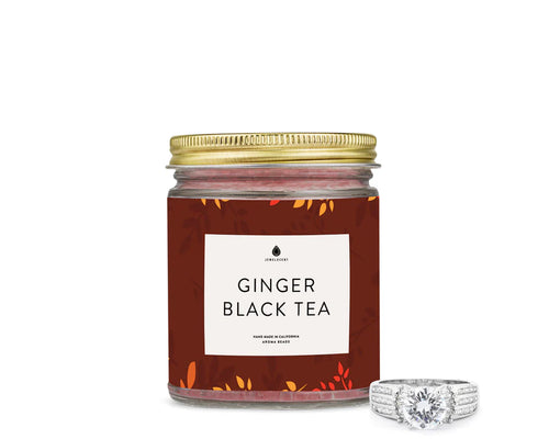 Ginger Black Tea Aroma Beads with Size 6 Ring