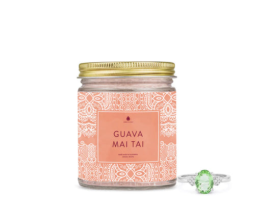 Guava Mai Tai Aroma Beads with Ring sz. 7