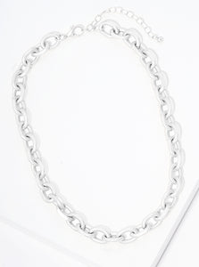 Silver 16" Chain Necklace